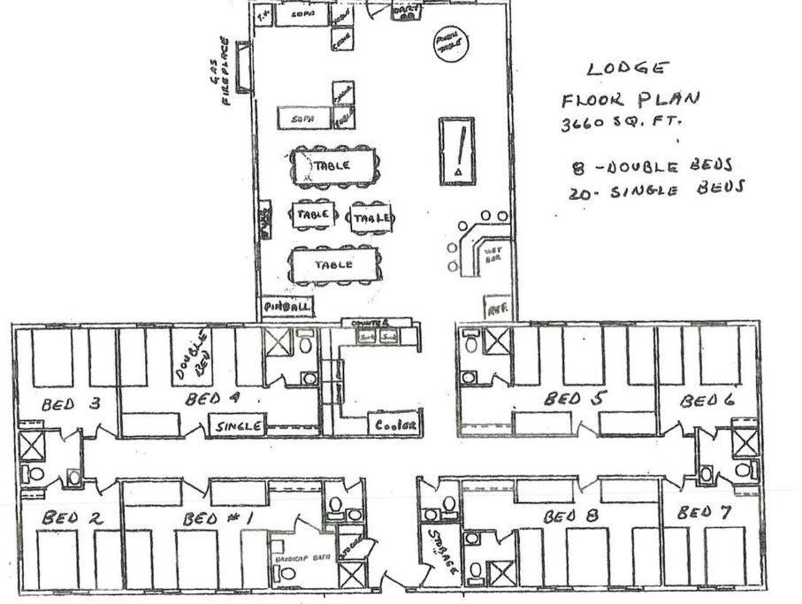 Hideaway Lodge: Big Elk Lodge 8Bd/8Bth, Sleeps 36 إنديان ريفر المظهر الخارجي الصورة